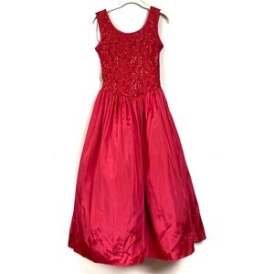 Vintage Jessica McClintock gunne Sax Red Dress